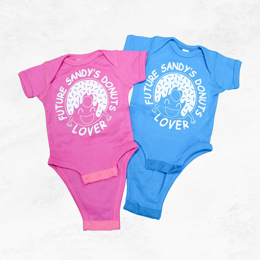 Sandy's Donuts Onesies for the Baby