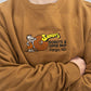 Sandy's Logo Embroidered Crewneck Brown