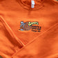 Sandy's Logo Embroidered Crewneck Orange