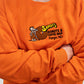 Sandy's Logo Embroidered Crewneck Orange